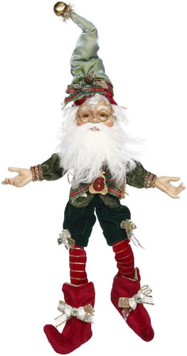 6 GEESE ARE LAYING NORTHPOLE ELF SMALL 12.5 INCH