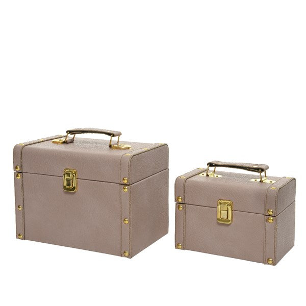 PU leather chest beauty case