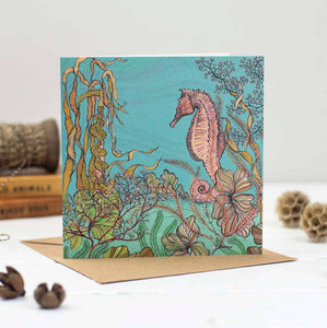 Seahorse Greeting Card