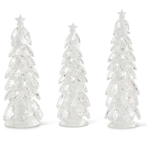 Crystal Tear Drop Christmas Tree w/Star