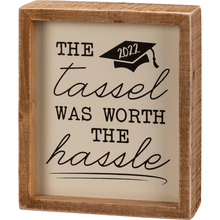“The Tassel” Inset Box Sign