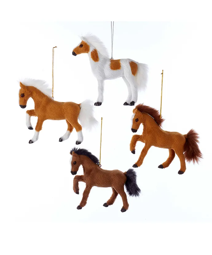 “Giddyup” Plush Horse Ornament