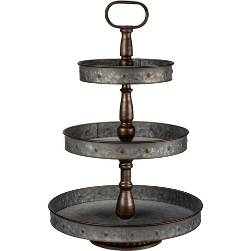 Three Tiered Round Tray