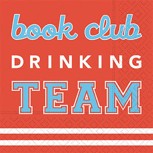 Team Book Club Beverage Napkin