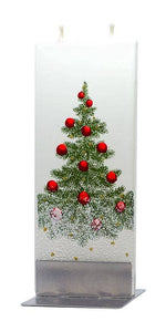 Flat Handmade Candle-Christmas Tree