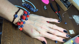Hand Made Berry Bracelet