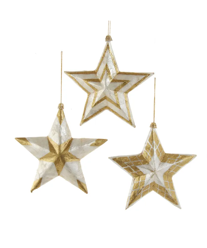 Capiz Star Ornament