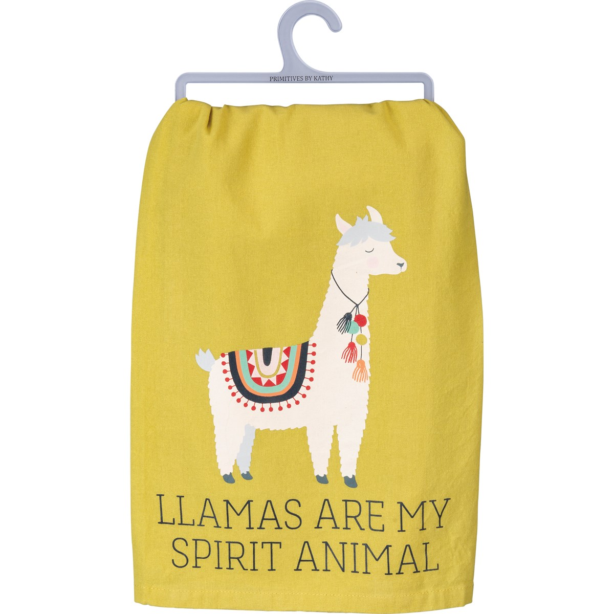 “Llamas Are My Spirit Animal” Kitchen Towel