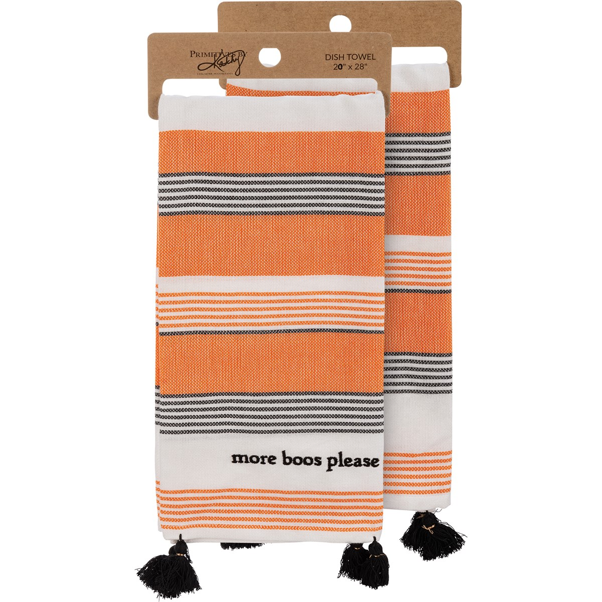 “More Boos” Halloween Kitchen Towel