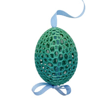 Hand-Created Pastel Lace Easter Egg Decoration