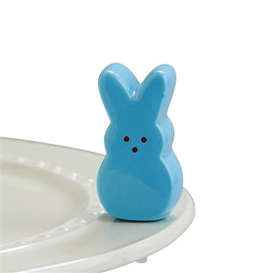 Nora Fleming “Blue Peep” Easter Bunny Mini
