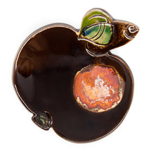 Apple-shaped Ceramic Teabag / Spoon Holder