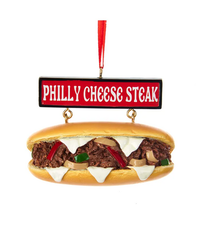 Philly Cheesesteak Sandwich Ornament
