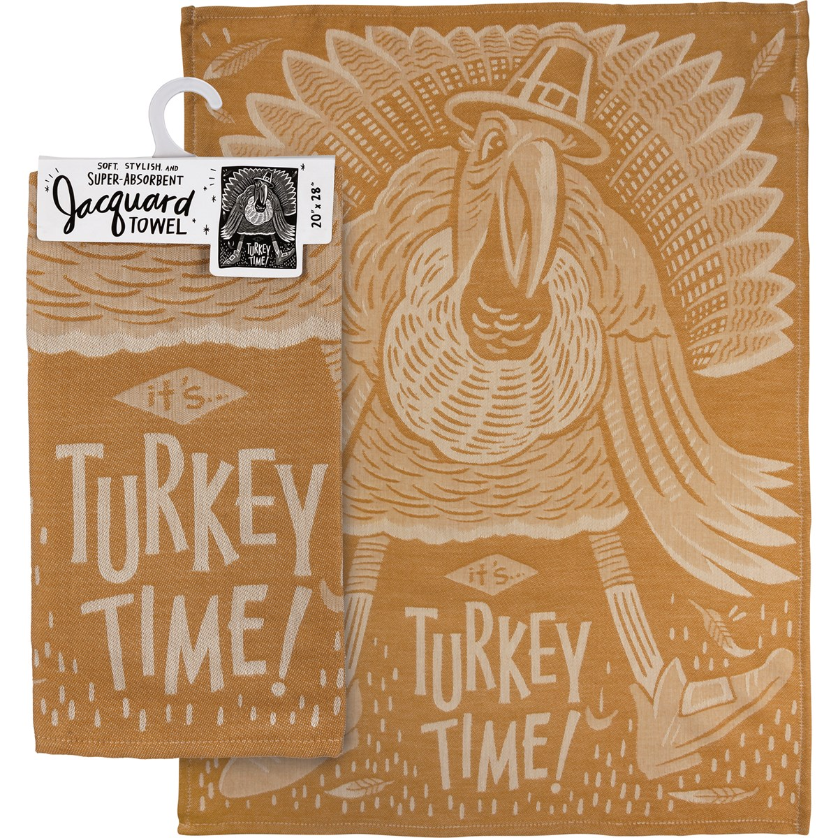 “Turkey” Jacquard Fall Kitchen Towel