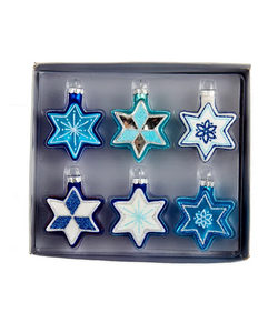 Hanukkah Star of David Ornaments: Box Set of 6