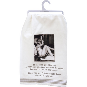 “To Find Me” Kitchen Towel