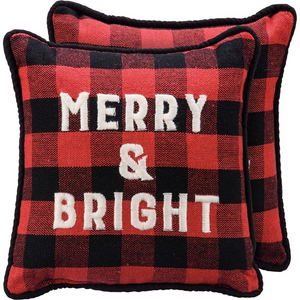 “Merry & Bright” Pillow