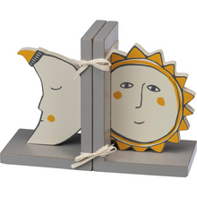 Sun and Moon Bookends