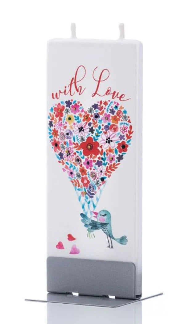 Love Bird with Floral Heart