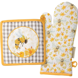 “Floral Bees” Kitchen Set