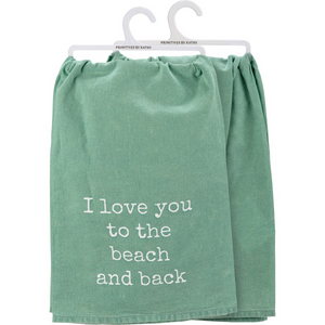 “To the Beach and Back” Kitchen Towel