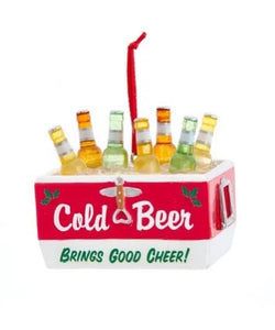“Grab a Cold One” Beer Cooler Ornament
