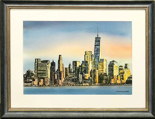 ''Chicago'' Watercolor By J. Sasnauskiene