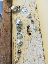 Hand made Earrings  With Swarovski Pearls and Crystals
