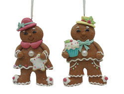 4.5 IN 2 Asst Gingerbread Cookie Orn