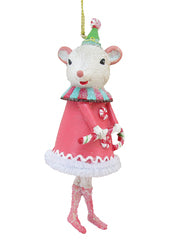 Mouse w/Candy Cane Orn