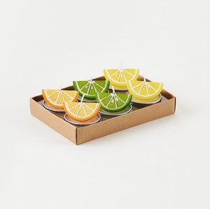 Citrus T-Light, Boxed St/6