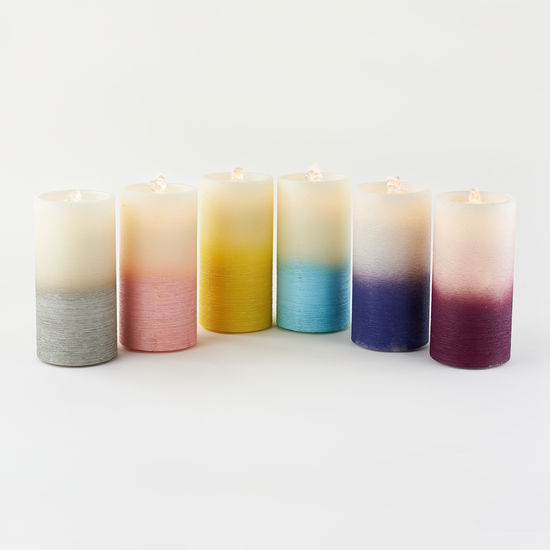 Pacific Ombre Water Wick Candle w/Remote