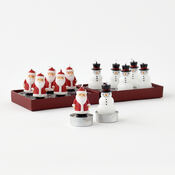 Snowman/Santa T-lighted boxed set