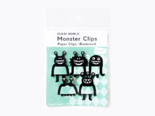 Paper Clip / Bookmark Black Monster