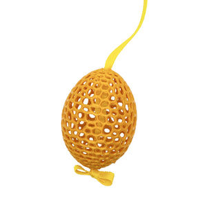 Hand-Created Bright Lace Easter Egg Decoration