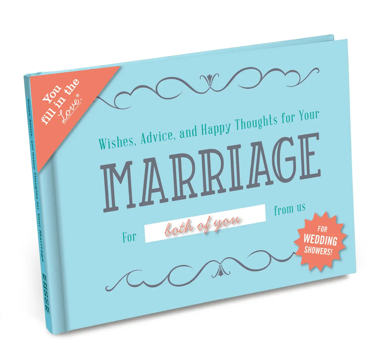 Wishes, Advice, and Happy Thoughts for Your Marriage Wedding Shower Fill in the Love Gift Book