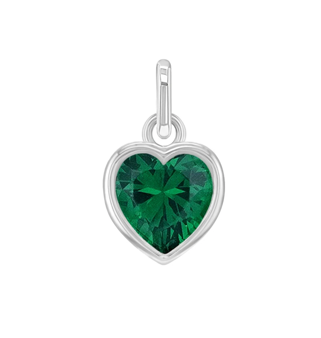 Heart Birthstone Charms - 05 - May