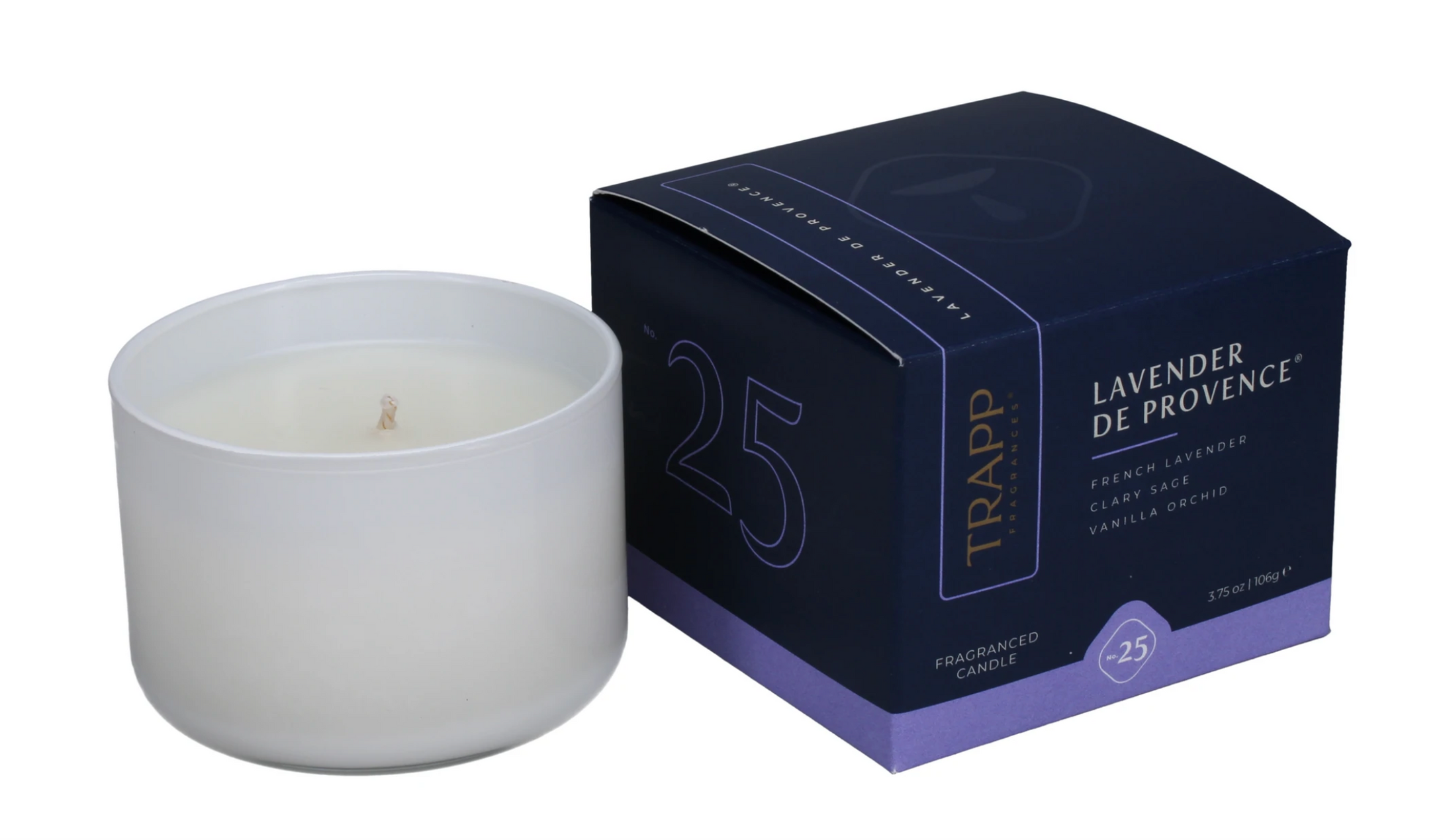 No. 25 Lavender  3.75 oz. Small Poured Candle