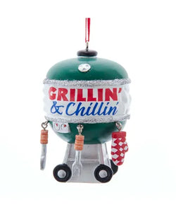 "Grillin' and Chillin'" Ornament