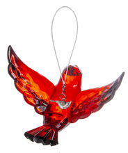 Radiant Cardinal Ornament w/ Charm