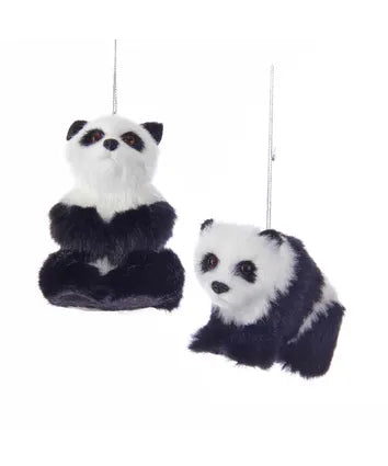 Plush Panda Ornament