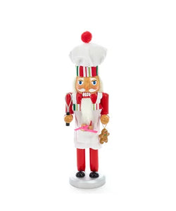 10" Chef With Gingerbread Nutcracker
