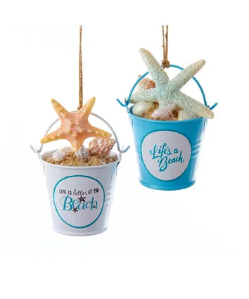 Beach Sand Bucket Ornaments