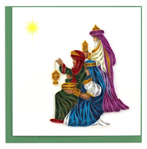 “Three Wise Men” Quilled Greeting Card