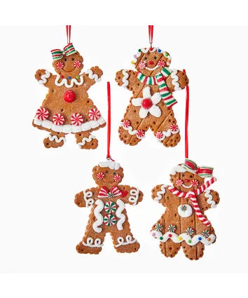 Gingerbread Boy and Girl Ornament