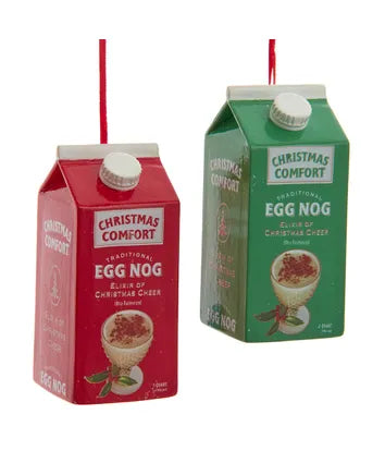 Egg Nog Carton Ornament