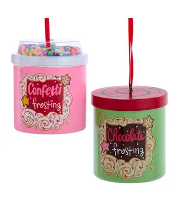 Cake Frosting Can Ornament