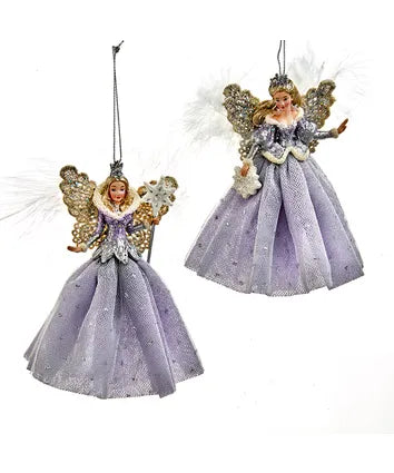 Blue, Silver and Lavender Snow Queen Ornament