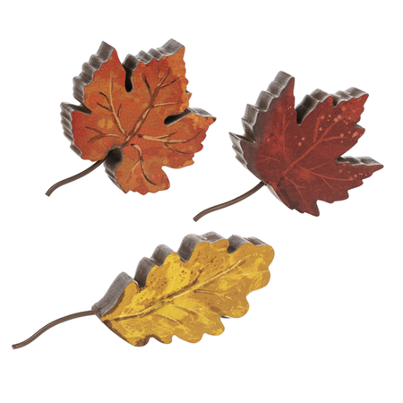 Transitions of Fall Leaf Figurine