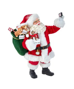 11" Fabriché™ Selfie Santa